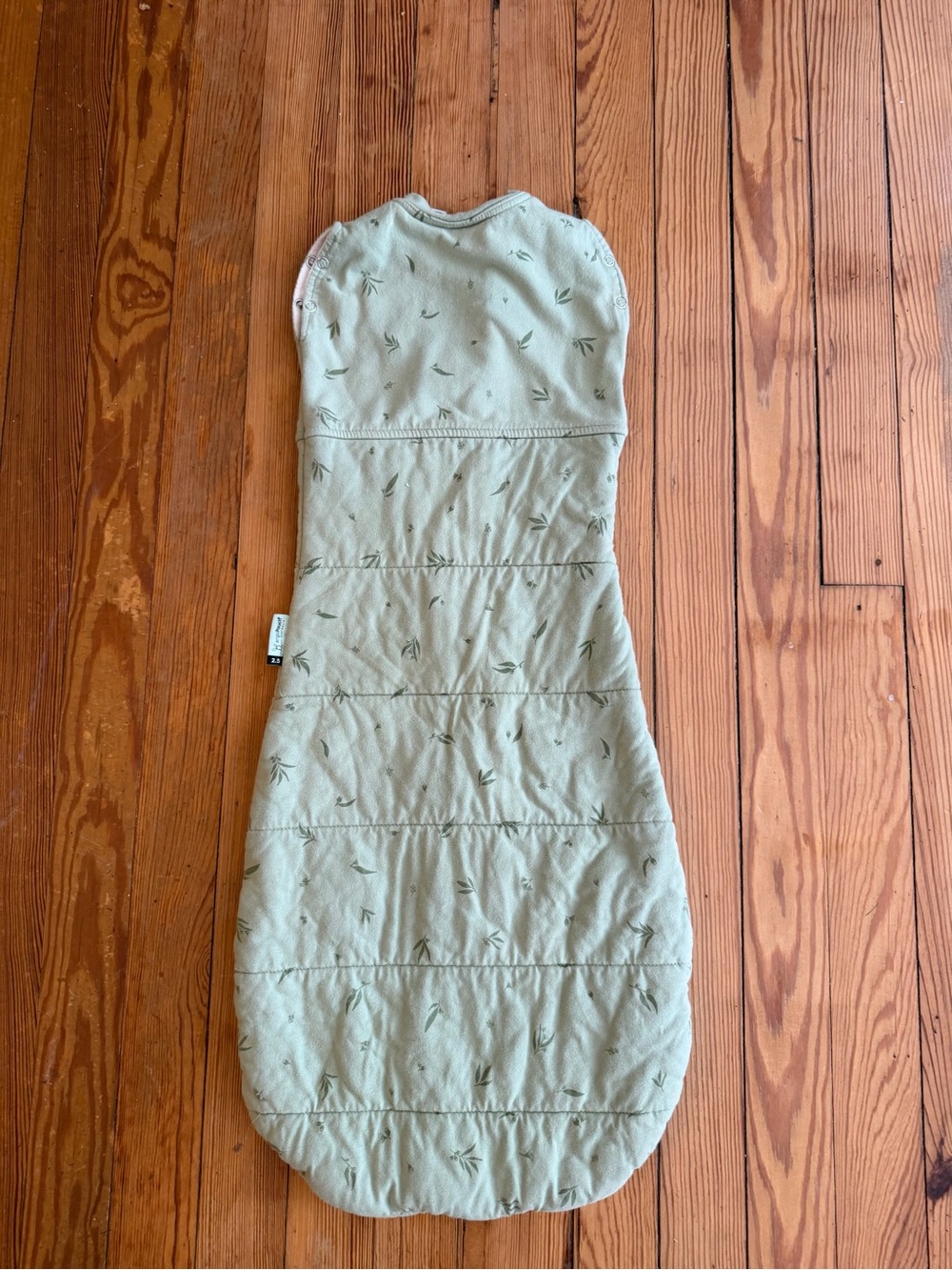 ErgoPouch 2.5 TOG Sleep Sack 6–12M Sage Green Organic Cotton Baby Sleep Bag - Picture 2 of 4